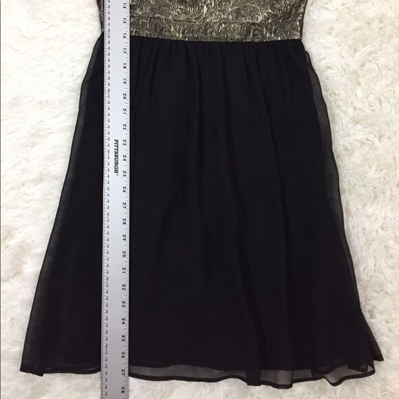 Marc New York Gold & Black Dress 2 - Picture 5 of 8